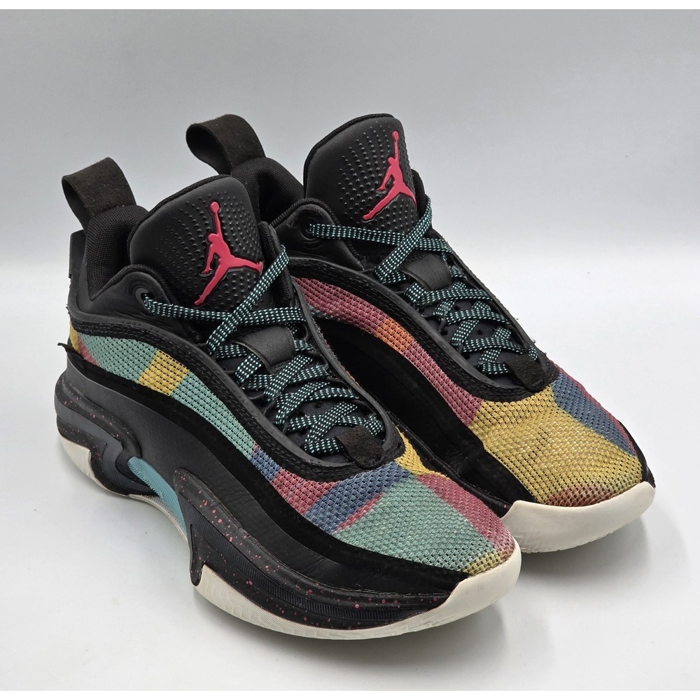 Air Jordan 36 XXXVI Low Black Multi Color DH0833-063 Mens 8 Basketball Shoes